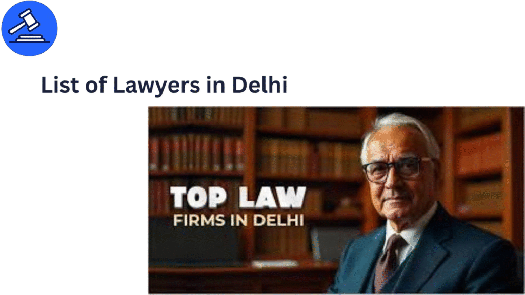 List of Lawyers in Delhi