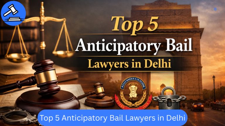 Top 5 Anticipatory Bail Lawyers in Delhi | Best Anticipatory Bail Lawyer in India